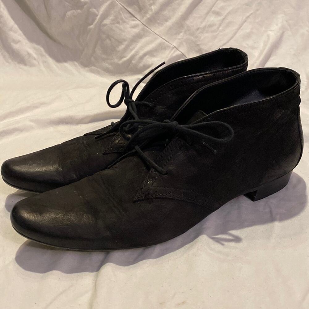 Vintage Paul Green Black Leather Shoes